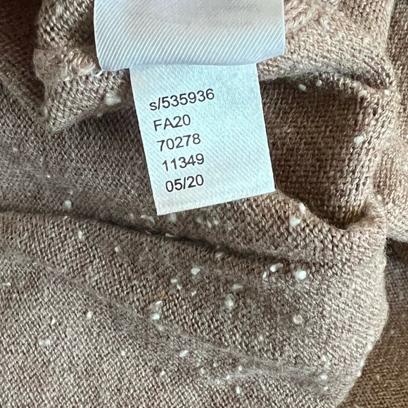 🆕 LOFT mocha tan sweater size large - Picture 5 of 8